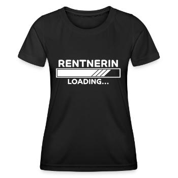 Rentnerin Spruch Ruhestand Oma Rentnerin Geschenk - Frauen Funktions-T-Shirt - Schwarz - Vorne - AI Model Female 172 light (172cm)