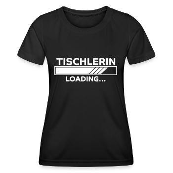Tischlerin Spruch Schreinerin Tischlerin Geschenk - Frauen Funktions-T-Shirt - Schwarz - Vorne - AI Model Female 172 light (172cm)