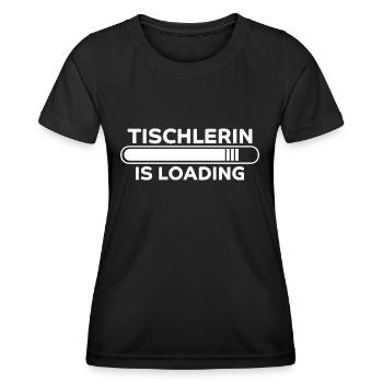Tischlerin Spruch Schreinerin Tischlerin Geschenk - Frauen Funktions-T-Shirt - Schwarz - Vorne - AI Model Female 172 light (172cm)