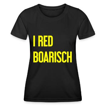 I red boarisch - Women's Functional T-Shirt - black - Front - AI Model Female 172 light (172cm)