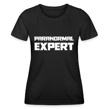 PARANORMALER EXPERTE - Frauen Funktions-T-Shirt - Schwarz - Vorne - AI Model Female 172 light (172cm)