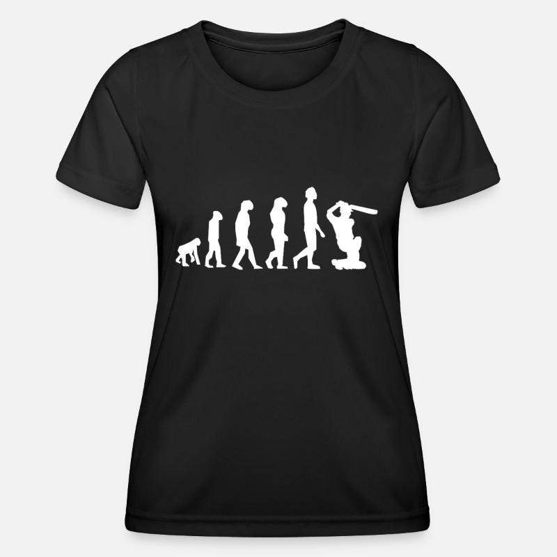 Evolution Cricket - Women's Functional T-Shirt - black