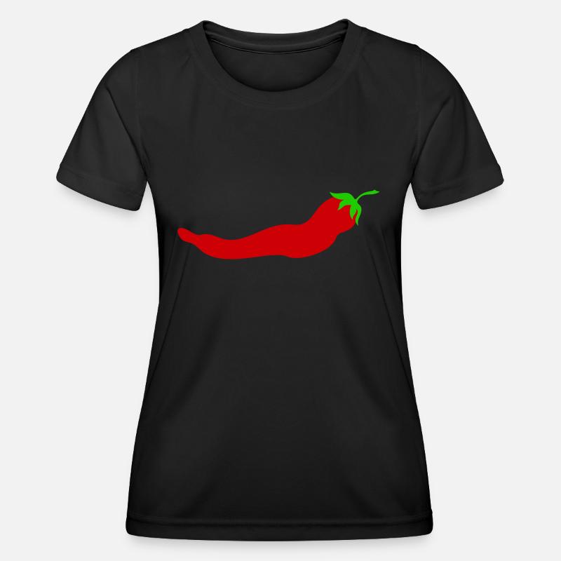 pepperoni - Women's Functional T-Shirt - black