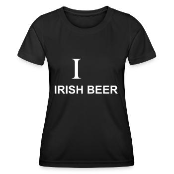 Beer Wine Whiskey Schnapps Alcohol - Women's Functional T-Shirt - black - Front - AI Model Female 172 light (172cm)