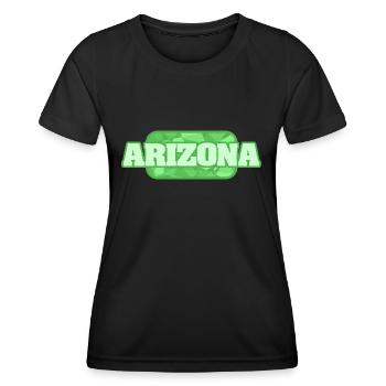 Organic Arizona - Women's Functional T-Shirt - black - Front - AI Model Female 172 light (172cm)