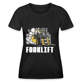 Élévateur chariot chariot élévateur de élévateur logistique stockist - T-shirt sport Femme - noir - Devant - AI Model Female 172 light (172cm)