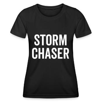 Chasseur de tempête - T-shirt sport Femme - noir - Devant - AI Model Female 172 light (172cm)