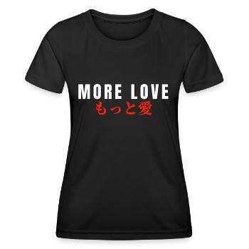 Japonais - T-shirt sport Femme - noir - Devant - AI Model Female 172 light (172cm)