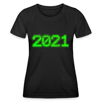 Nerd 2021 - Women's Functional T-Shirt - black - Front - AI Model Female 172 light (172cm)