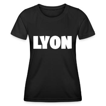 LYON WHITE - Women's Functional T-Shirt - black - Front - AI Model Female 172 light (172cm)