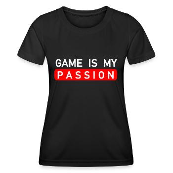 Game Gaming PC - Women's Functional T-Shirt - black - Front - AI Model Female 172 light (172cm)