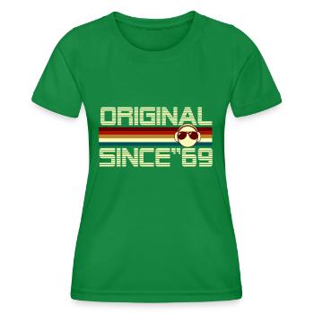 Seit 69 - Frauen Funktions-T-Shirt - Kelly Green - Vorne - AI Model Female 172 dark (172cm)