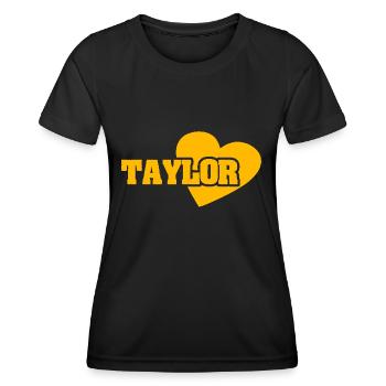 Taylor as gold - Women's Functional T-Shirt - black - Front - AI Model Female 172 light (172cm)