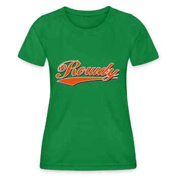 voleur voleur autocollant moto biker custom - T-shirt sport Femme - vert - Devant - AI Model Female 172 dark (172cm)