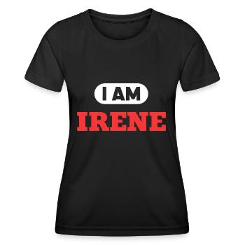 Irene Name Spruch für stolze Irenes - Frauen Funktions-T-Shirt - Schwarz - Vorne - AI Model Female 172 light (172cm)
