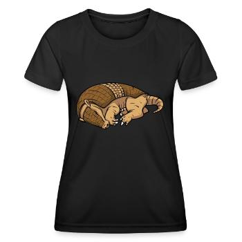 Cadeau de tatou drôle de dicton - T-shirt sport Femme - noir - Devant - AI Model Female 172 light (172cm)