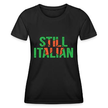 Still Italian - Women's Functional T-Shirt - black - Front - AI Model Female 172 light (172cm)