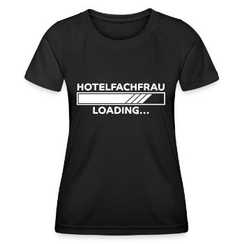 Hotelfachfrau Spruch Lustig Hotelfachfrau Geschenk - Frauen Funktions-T-Shirt - Schwarz - Vorne - AI Model Female 172 light (172cm)