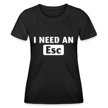 Programierer Software Entwickler - Frauen Funktions-T-Shirt - Schwarz - Vorne - AI Model Female 172 light (172cm)