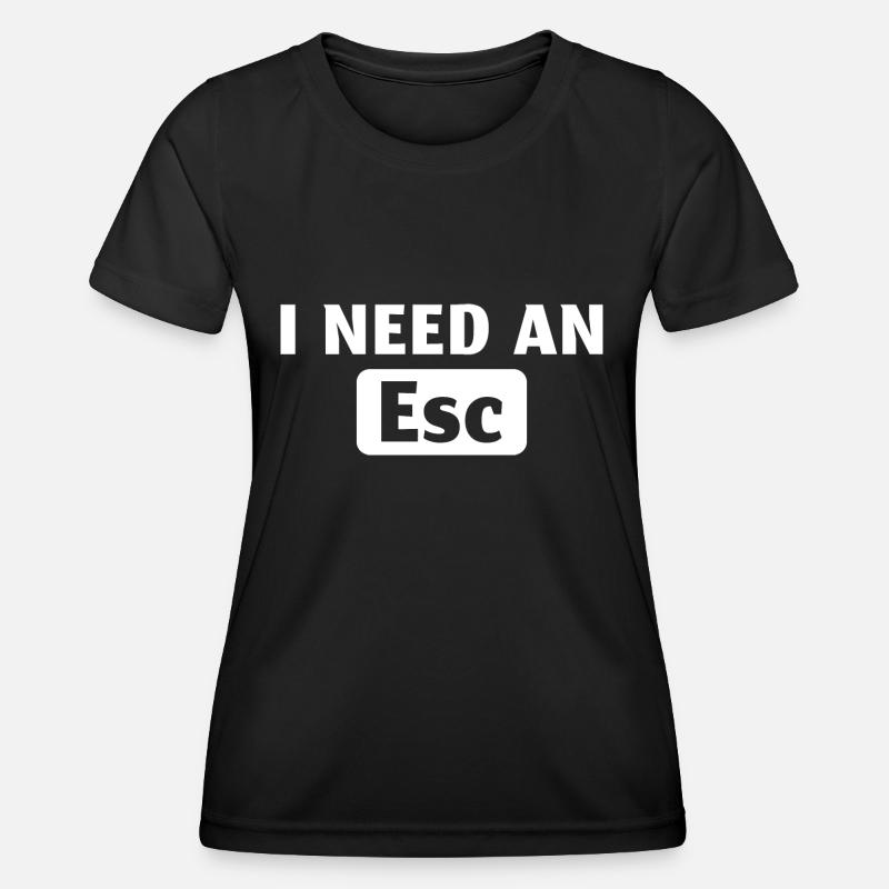Programierer Software Entwickler - Frauen Funktions-T-Shirt - Schwarz