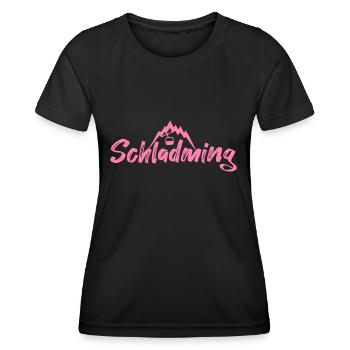 Schladming - T-shirt sport Femme - noir - Devant - AI Model Female 172 light (172cm)