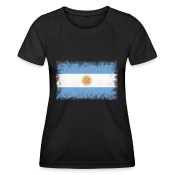 Argentina - Women's Functional T-Shirt - black - Front - AI Model Female 172 light (172cm)