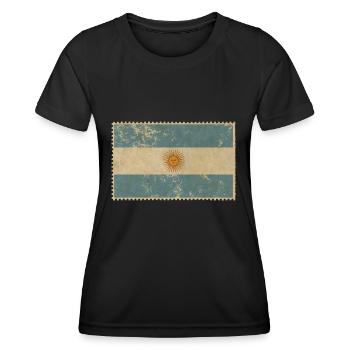Argentina - Women's Functional T-Shirt - black - Front - AI Model Female 172 light (172cm)