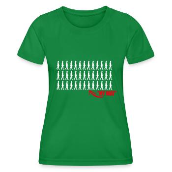 My Way Motif - Women's Functional T-Shirt - kelly green - Front - AI Model Female 172 dark (172cm)