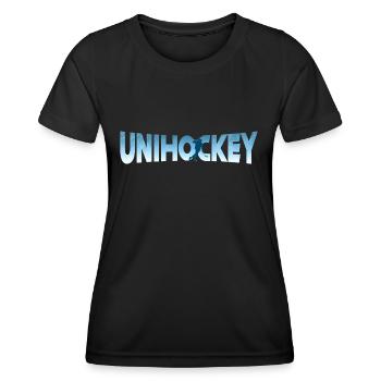 Floorball - T-shirt sport Femme - noir - Devant - AI Model Female 172 light (172cm)