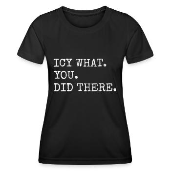 funny baby funny gym funny sayings fun - Frauen Funktions-T-Shirt - Schwarz - Vorne - AI Model Female 172 light (172cm)