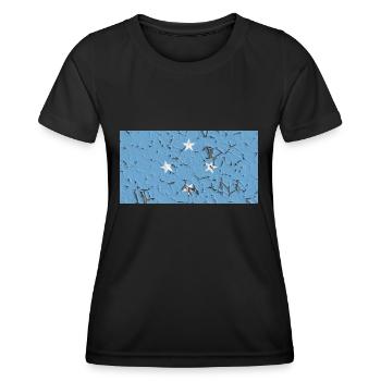 Micronésie Micronésie - T-shirt sport Femme - noir - Devant - AI Model Female 172 light (172cm)