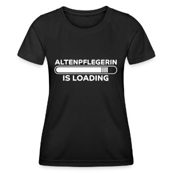 Altenpflegerin Spruch Witz Altenpflegerin Geschenk - Frauen Funktions-T-Shirt - Schwarz - Vorne - AI Model Female 172 light (172cm)