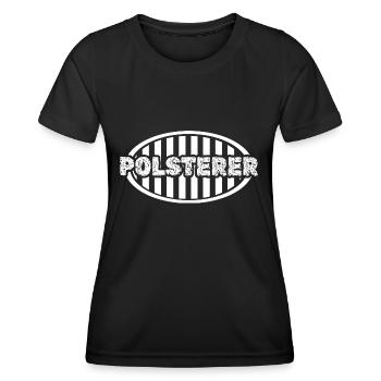 Job Polsterer - Frauen Funktions-T-Shirt - Schwarz - Vorne - AI Model Female 172 light (172cm)