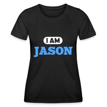 Jason Name Spruch für stolze Jasons - Frauen Funktions-T-Shirt - Schwarz - Vorne - AI Model Female 172 light (172cm)