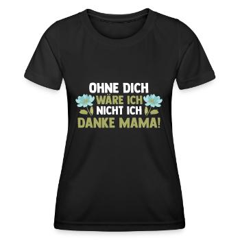 Mutter Muttertag Mama - Frauen Funktions-T-Shirt - Schwarz - Vorne - AI Model Female 172 light (172cm)