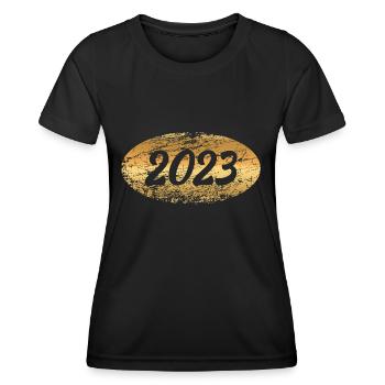 Métaux précieux 2023 - T-shirt sport Femme - noir - Devant - AI Model Female 172 light (172cm)