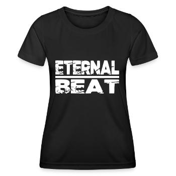 musicalité, groove, intemporel, beauté, drôle, immortel - T-shirt sport Femme - noir - Devant - AI Model Female 172 light (172cm)