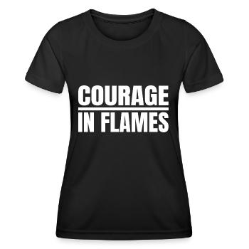 cadeau cadeau d’anniversaire idée de cadeau dictons idée cadeau - T-shirt sport Femme - noir - Devant - AI Model Female 172 light (172cm)