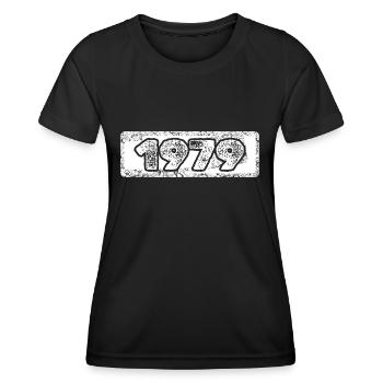 Numéro 1979 - T-shirt sport Femme - noir - Devant - AI Model Female 172 light (172cm)