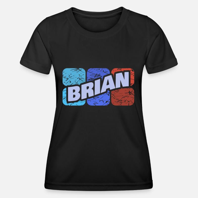 Brian as Brian - Women's Functional T-Shirt - black
