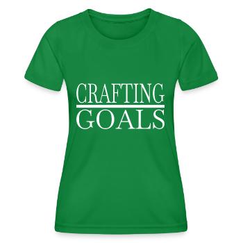 jokes fun creative thinking goal design artist - Frauen Funktions-T-Shirt - Kelly Green - Vorne - AI Model Female 172 dark (172cm)