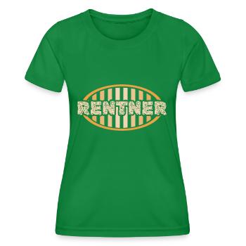 Retraité - T-shirt sport Femme - vert - Devant - AI Model Female 172 dark (172cm)