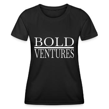 Relever les défis, oser rêver - T-shirt sport Femme - noir - Devant - AI Model Female 172 light (172cm)
