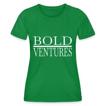 Relever les défis, oser rêver - T-shirt sport Femme - vert - Devant - AI Model Female 172 dark (172cm)