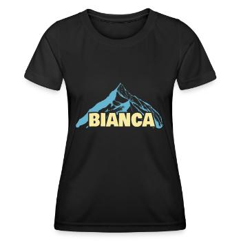 Geschenk für Bianca - Frauen Funktions-T-Shirt - Schwarz - Vorne - AI Model Female 172 light (172cm)