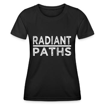 journey of growth journey quotes sunshine - Women's Functional T-Shirt - black - Front - AI Model Female 172 light (172cm)