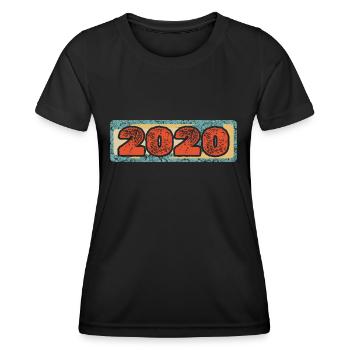 2020 - Women's Functional T-Shirt - black - Front - AI Model Female 172 light (172cm)