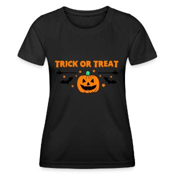 trick or treat - Women's Functional T-Shirt - black - Front - AI Model Female 172 light (172cm)
