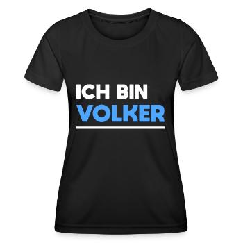 Volker Name Spruch für stolze Volker - Frauen Funktions-T-Shirt - Schwarz - Vorne - AI Model Female 172 light (172cm)