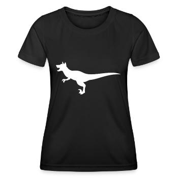 Malinois Belgian Shepherd Mechelaar Dog - Women's Functional T-Shirt - black - Front - AI Model Female 172 light (172cm)